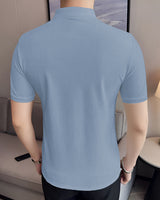 Classic Cotton Polo Light Blue T-Shirt