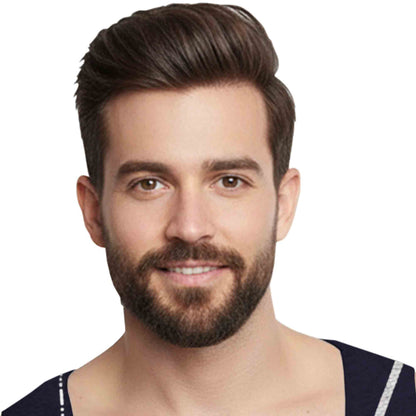 Men Abstact Printed Sleeveless Dark Blue Vest