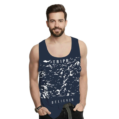 Men Sleeveless Printed Vest with 17 Variants