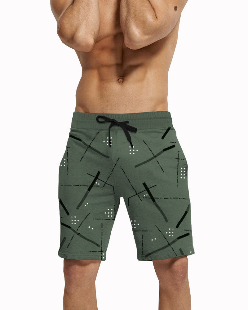 mens short-OLIVEGREEN