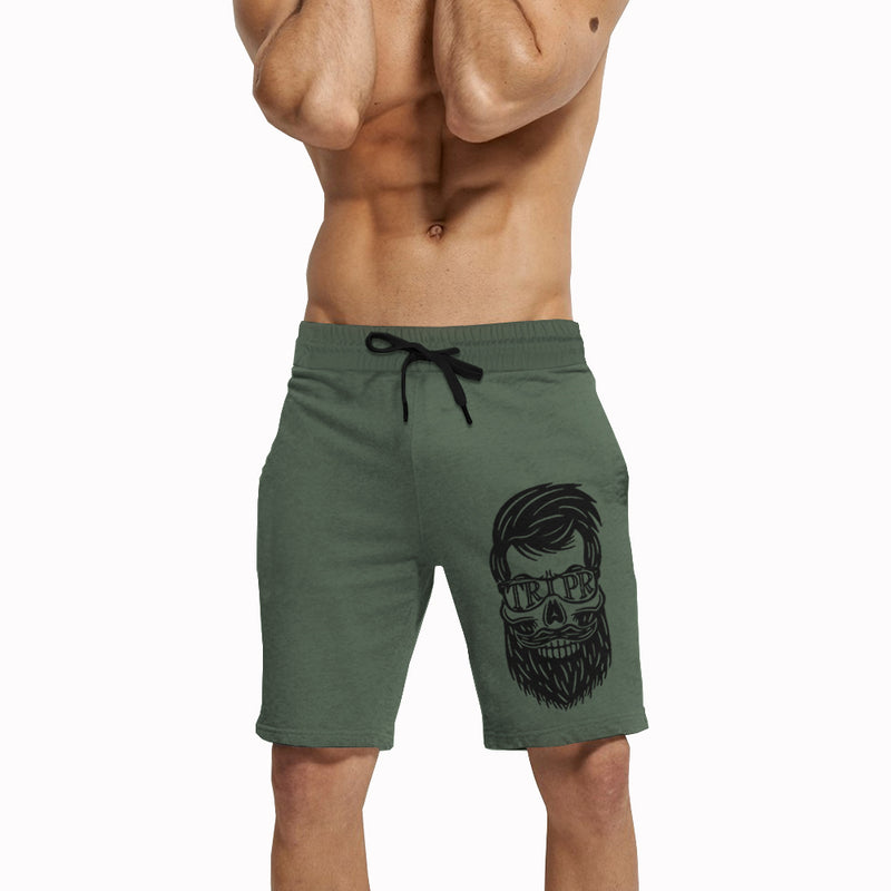 mens shorT-OIVE GREEN