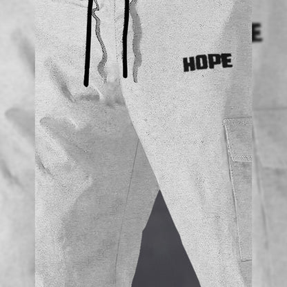 Men Solid Grey Designer Cargo Pant