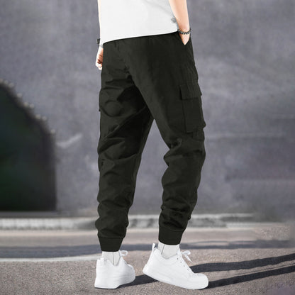 Men Solid Olive Green Designer Cargo Pant