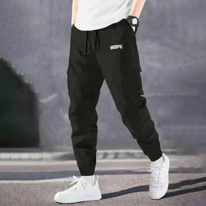 Men Solid Olive Green Designer Cargo Pant