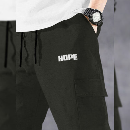 Men Solid Olive Green Designer Cargo Pant