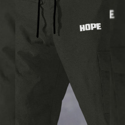 Men Solid Olive Green Designer Cargo Pant