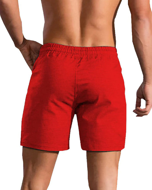 Men Red Boxer Shorts