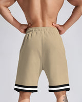 mens short-PACK OF 3-olivegreen-brown-beige