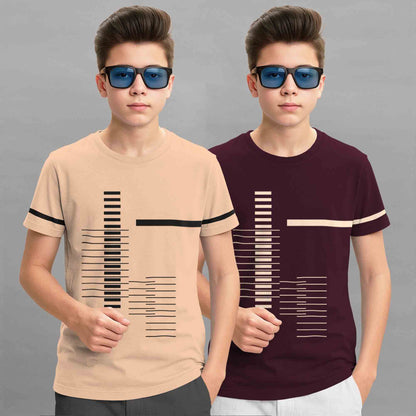 Boys Combo Pack Half Sleeve Printed Tshirts - 17 Variants