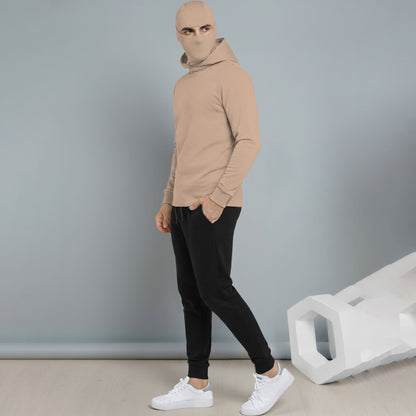 Mens Full Mask Hooded Tracksuit Set with Joggers