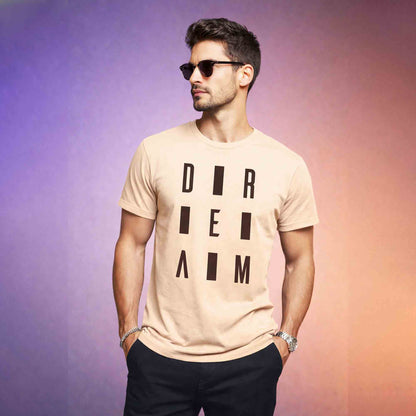 Men Half Sleeve Typography Printed Tshirts