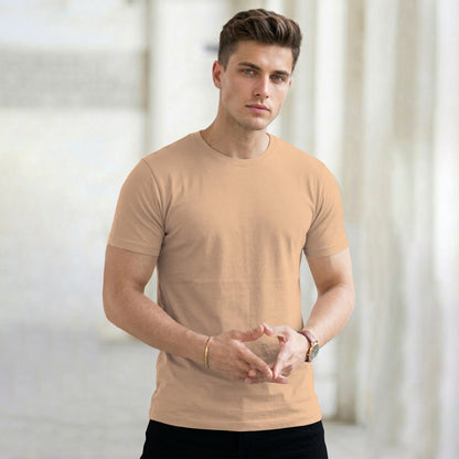 Round Neck Plain T-Shirts