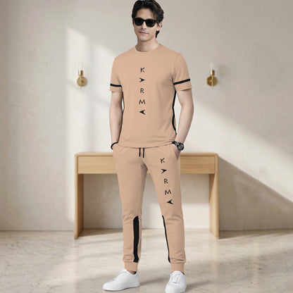 Out Fit Sets For Men Printed Tshirt & Printed Trackpants 22 Variants