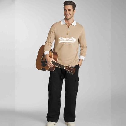 Men Tracksuit Multicolor Full Sleeve Polo T-Shirts & Track Pants- 15 Variants
