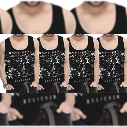 Men Printed Vest (Pack of 4) / Multicolor