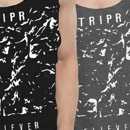 (Pack of 2) Men Printed Vest / Multicolor