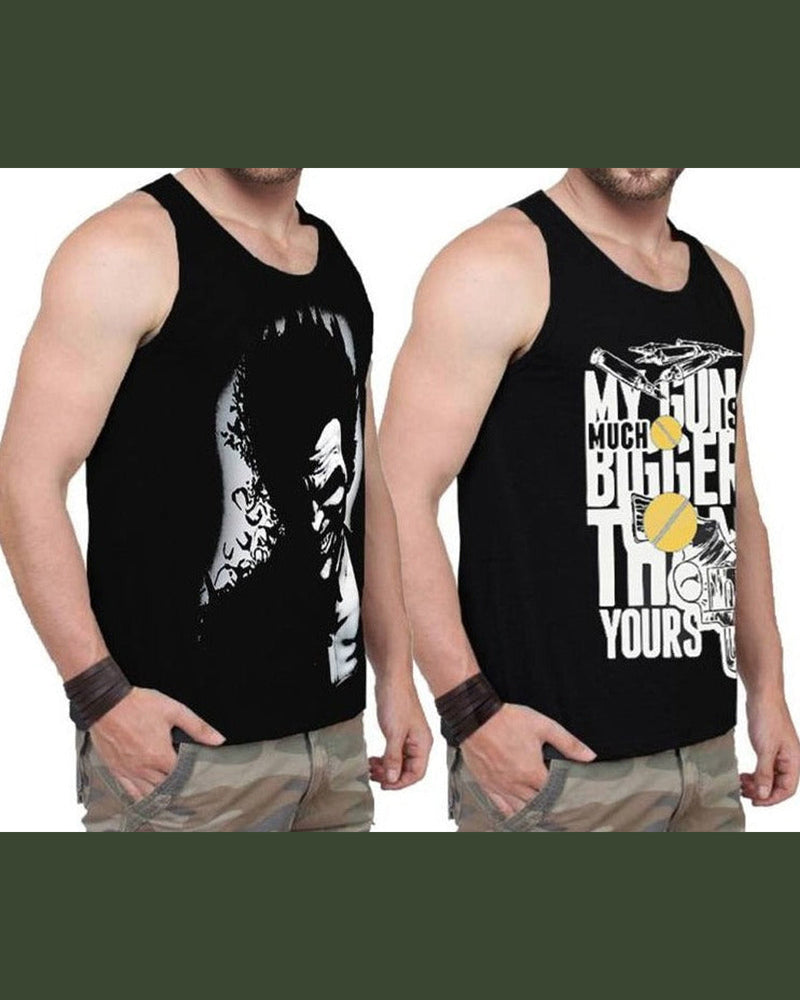 Tripr Men Tank(Pack of 2)