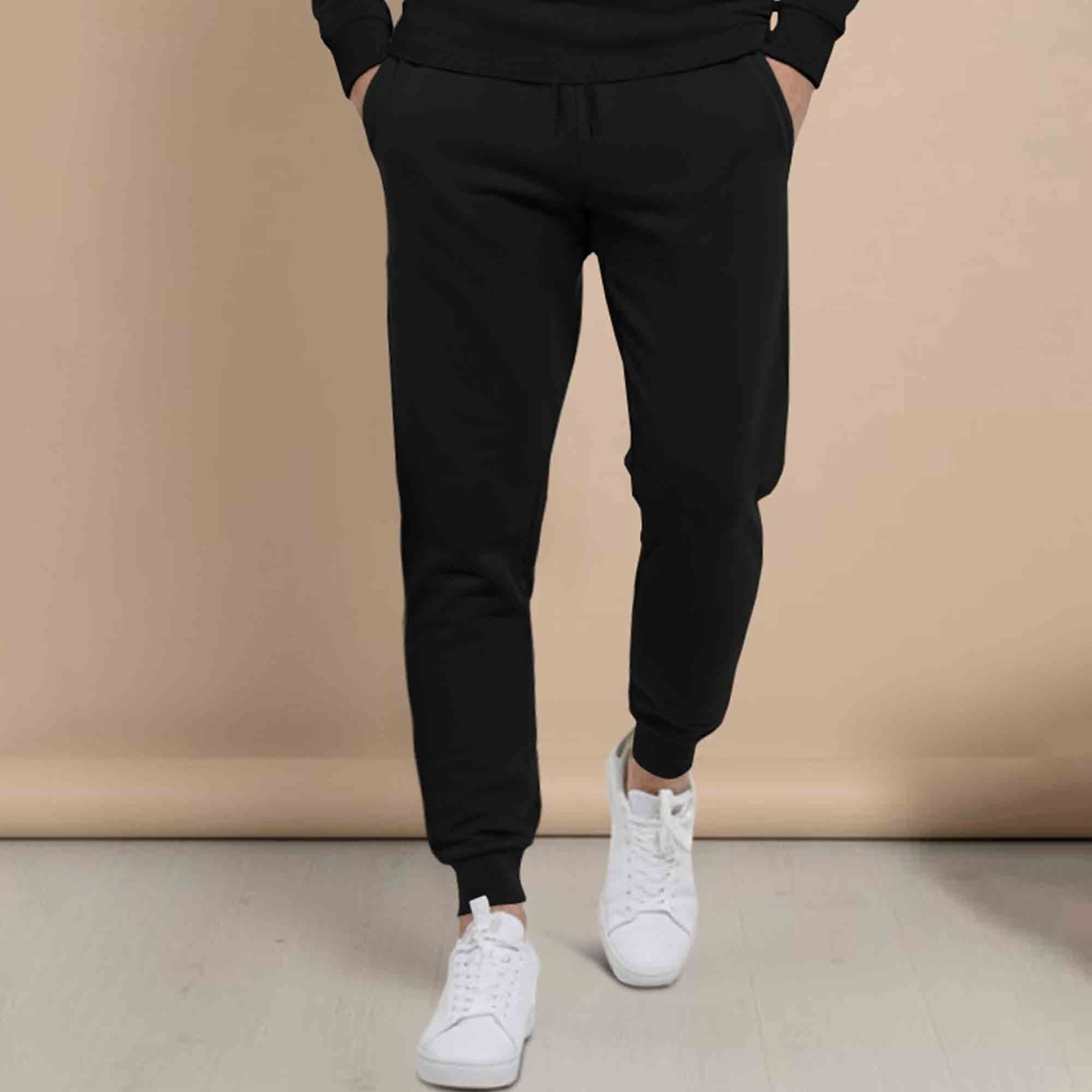 Mens Full Mask Hooded Tracksuit Set with Joggers