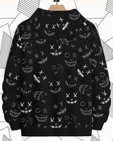 Halloween Printed Black Sweatshirt