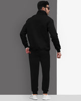 Tracksuit For Men Black Sweatshirt / Black Trackpant