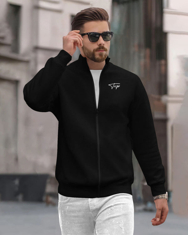 (4 Colors) Men Henley Neck Casual Non Hooded Jackets