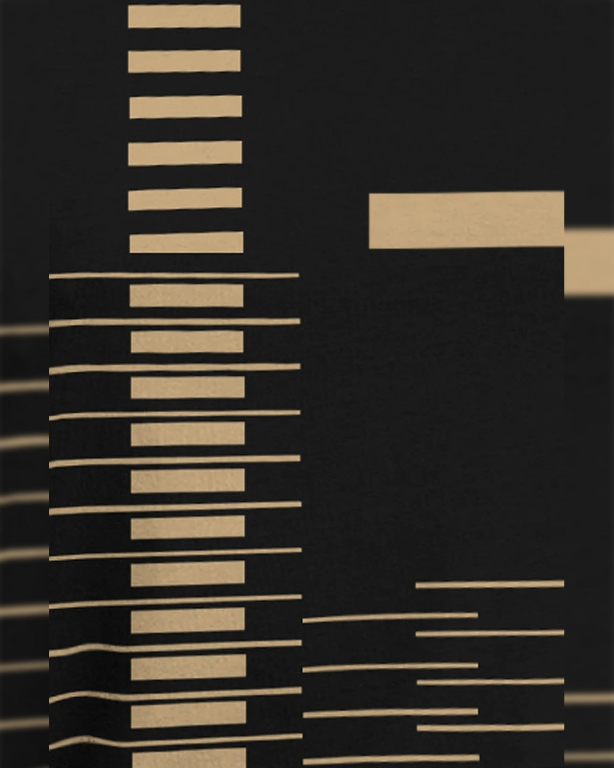 Men Printed Half Sleeve Round Neck Cotton Blend Black T-Shirt