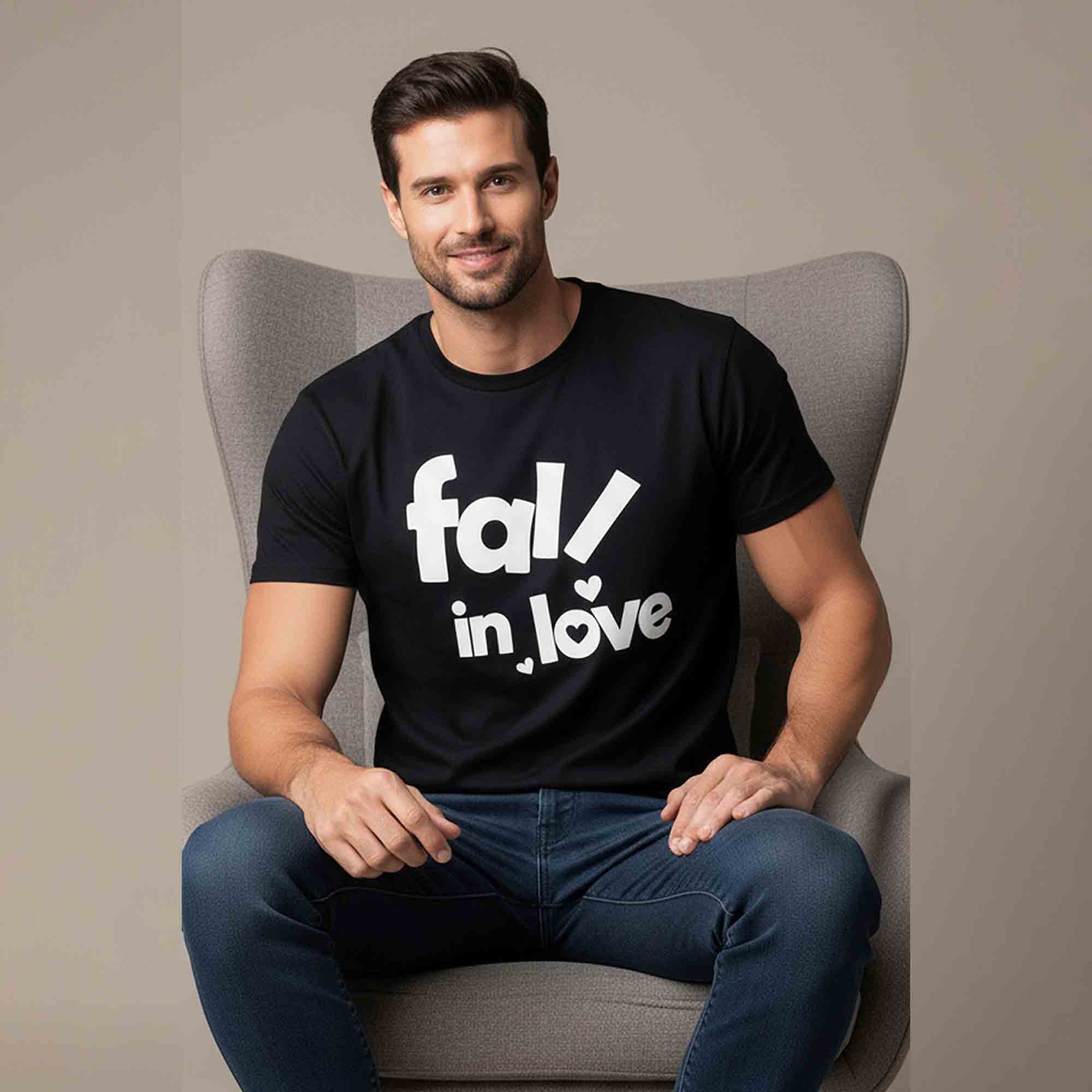 Men Half Sleeve Typography Printed Tshirts