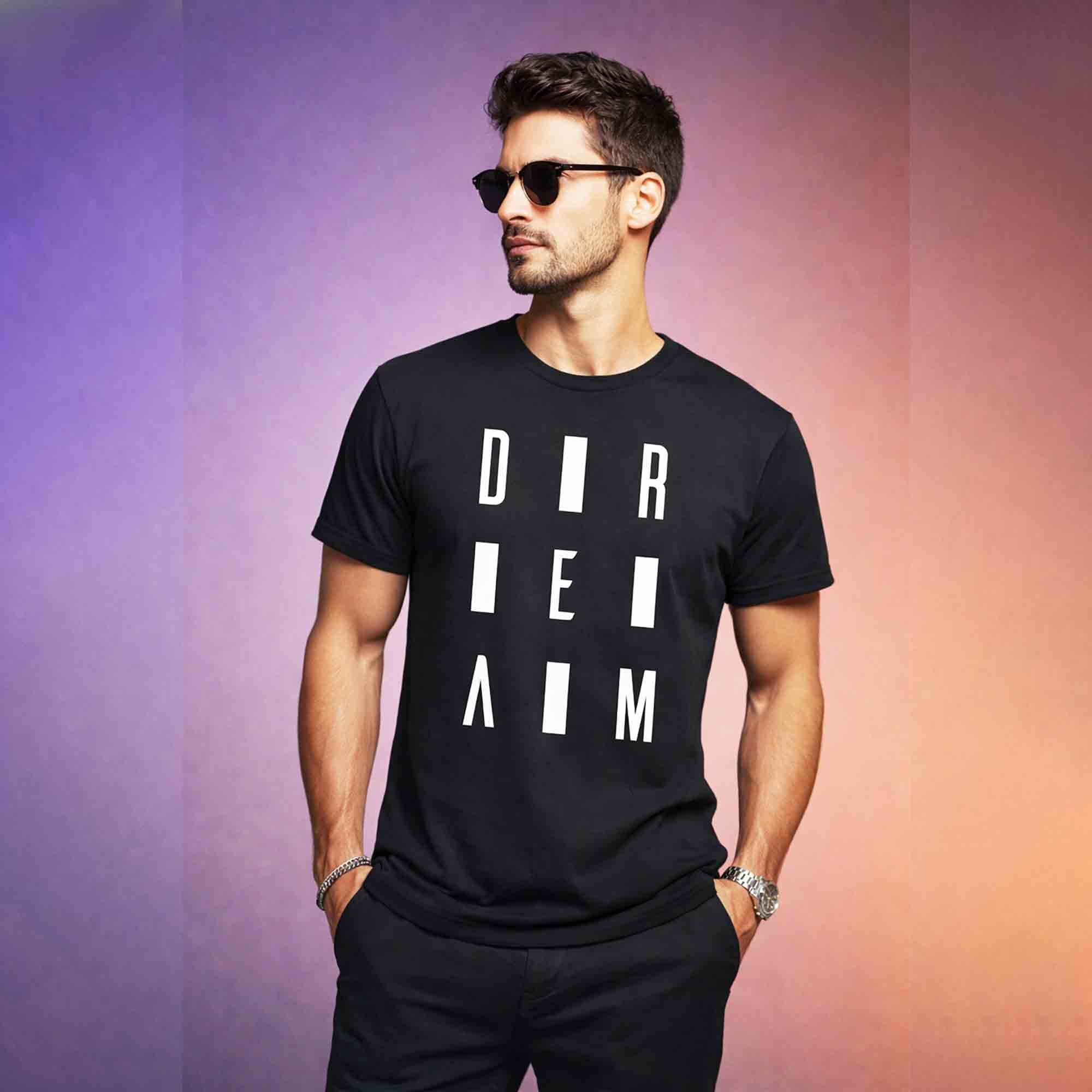 Men Half Sleeve Typography Printed Tshirts