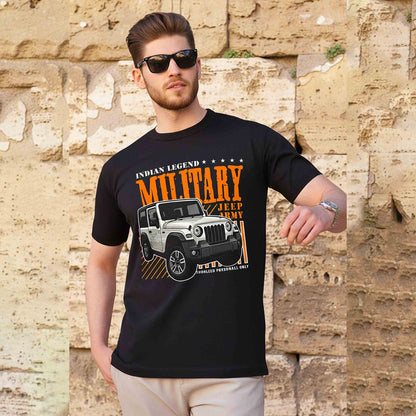 Men Half Sleeve Typography Printed Tshirts
