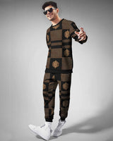 Track Suit For Men Full Sleeve All Over Print T-shirt & Printed Trackpant