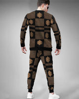Track Suit For Men Full Sleeve All Over Print T-shirt & Printed Trackpant