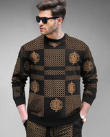 Track Suit For Men Full Sleeve All Over Print T-shirt & Printed Trackpant