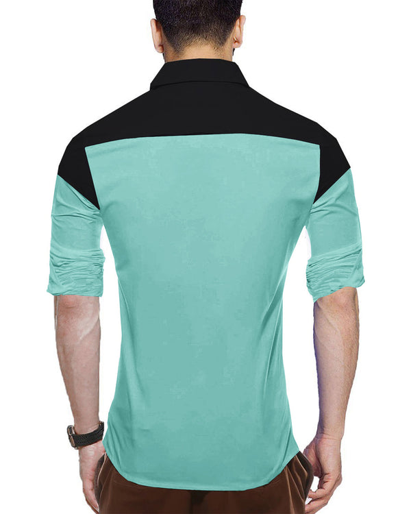 Men Colorblocked Multicolor Casual Shirt