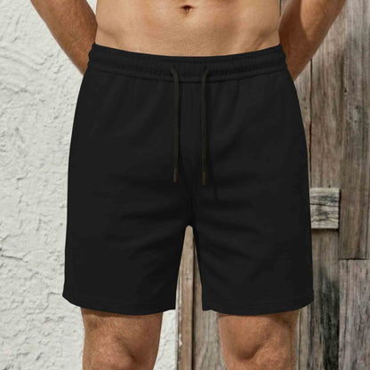 Mens Plain Cotton Blend Shorts