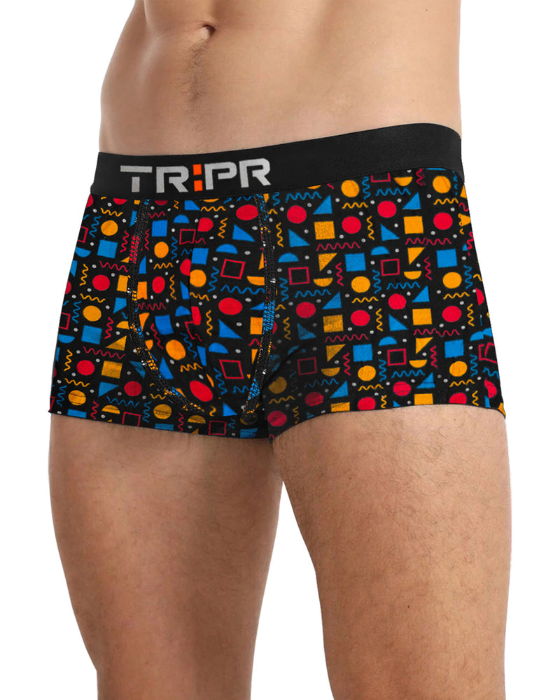 Men Printed Trunk / Black