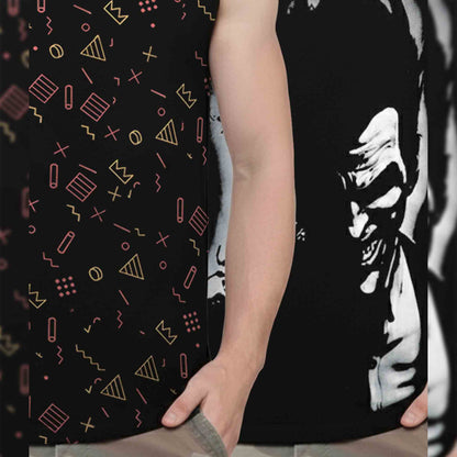(Pack Of 2) Men Printed Vest Black