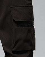 mens loopknit cargo jogger brown