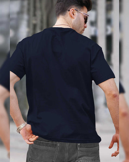 Mens Half Sleeve Multicolor Plain Round Neck T-shirts (Pack Of 4)