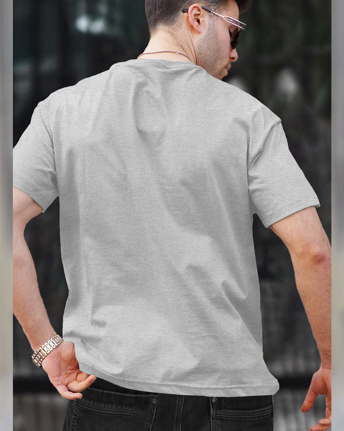 Mens Half Sleeve Plain Round Neck Multicolor T-shirts (Pack Of 4)