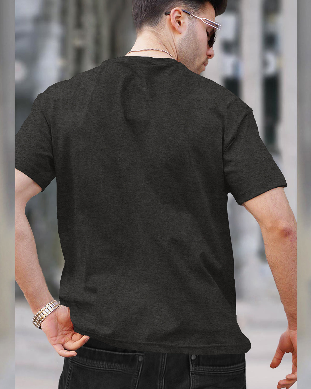 Mens Round Neck Half Sleeve Multicolor T-shirts (Pack Of 3)