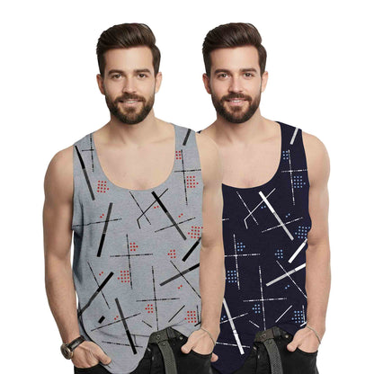 (Pack of 2) Men's Baniyans - 11 Variants