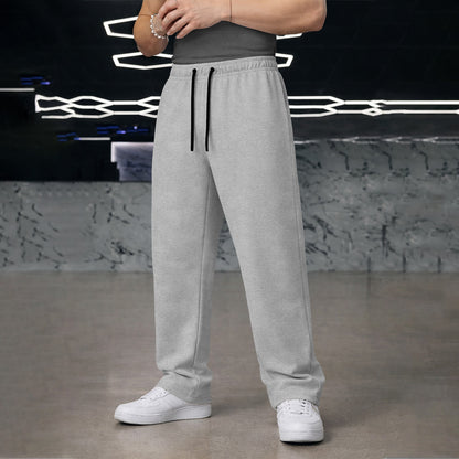 TRIPR Men Solid Loose Fit TrackPant Grey