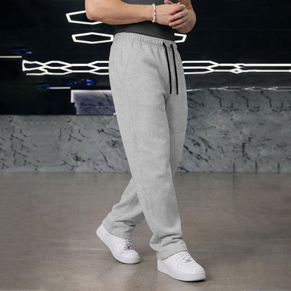 TRIPR Men Solid Loose Fit TrackPant Grey