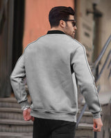 mens Grey black Sweatshirt