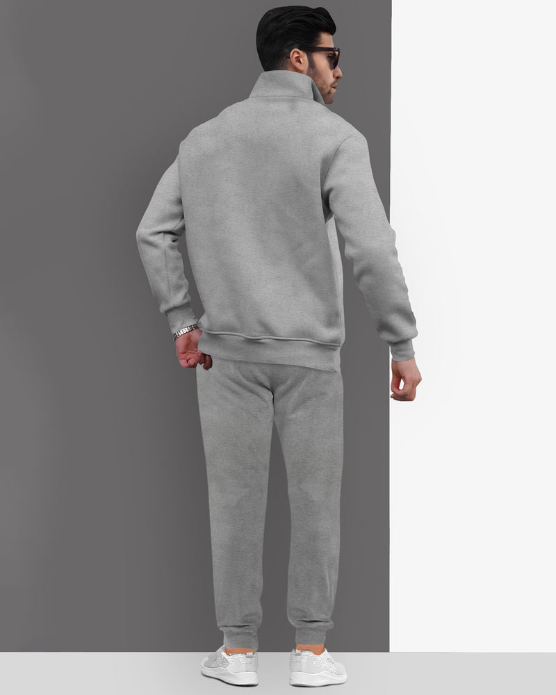 Tracksuit For Men Grey Sweatshirt / Grey Trackpant