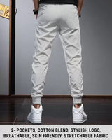 GREY CUFFED JOGGER TRACKPANT