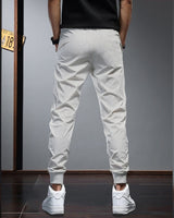 MEN GREY CUFFED JOGGER TRACKPANT