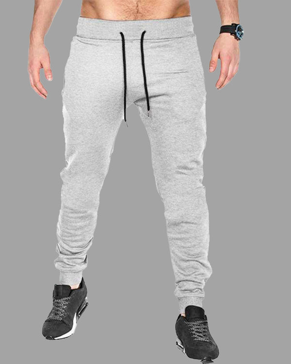 Men grey plain Track pant