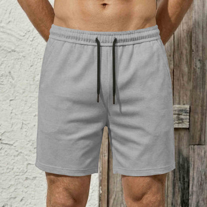 Mens Plain Cotton Blend Shorts