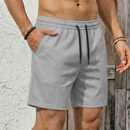 Mens Plain Cotton Blend Shorts